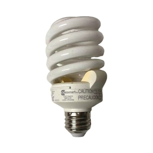 2 PCs EcoSmart 23W Replacement Spiral Light Bulb Lamp Soft White